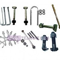 Rail special bolt and nut Rail special bolt and nut